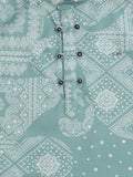 Boys Comfort Ethnic Motifs Printed Pure Cotton Casual Shirt