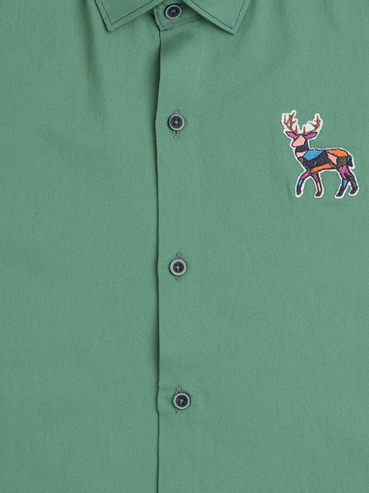 Boys Comfort Pure Cotton Casual Shirt