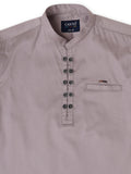 Boys Comfort Mandarin Collar Pure Cotton Casual Shirt