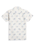 CAVIO Cotton Half Sleeves Abstract Printed Shirt & Shorts Clothing Set - Blue