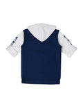 Boys Comfort Pure Cotton Casual Shirt With T Shirt