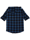 Boys Comfort Tartan Hooded Pure Cotton Casual Shirt With T Shirt