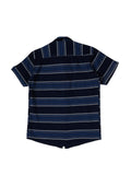 Boys Comfort Horizontal Striped Pure Cotton Casual Shirt with Printed T Shirt