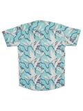 Boys Turquoise Blue Comfort Opaque Printed Casual Shirt