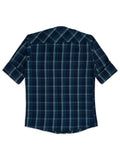 Boys Blue Comfort Gingham Checks Opaque Checked Casual Shirt