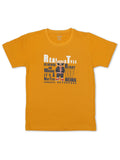 Boys Comfort Typography Printed Roll-Up Sleeves Pure Cotton Casual Shirt