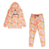 Boys Tie & Dye Dyed Hooded Pure Cotton T shirt with Pyjamas