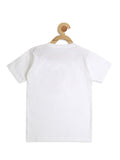 Boys Comfort Fit Checked Casual Shirt With Printed T shirt