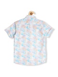 Boys Comfort Tie & Dye Cotton Shirt with T Shirt