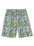 Boys Printed Hooded T shirt With Shorts Set