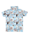 Boys Printed Hooded T shirt with Shorts