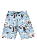 Boys Printed Hooded T shirt with Shorts