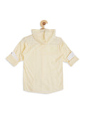 Boys Hooded Comfort Long Sleeves Cotton Casual Shirt