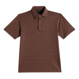 CAVIO Cotton Lycra Half Sleeves Solid Casual T-Shirt - Brown