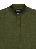 Boys Printed Pure Cotton Mandarin Collar Slim Fit Nehru Jacket With Shirt