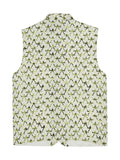 Boys Printed Pure Cotton Mandarin Collar Slim Fit Nehru Jacket With Shirt