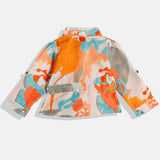 CAVIO Cotton Full Sleeves printed floral dress - Orange