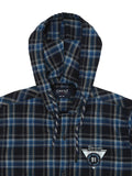 Boys Checked Comfort Hooded Cotton Casual Shirt