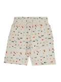 Boys Geometric Printed Pure Cotton T shirt With Shorts