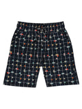 Boys Checked Pure Cotton T shirt With Shorts