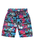 Boys Abstract Printed Pure Cotton T shirt with Shorts