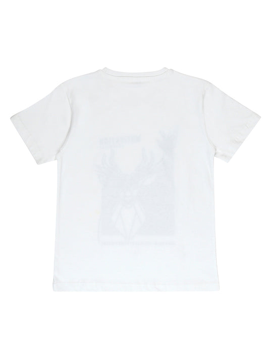 Boys Comfort Printed Pure Cotton Casual Shirt With T Shirt