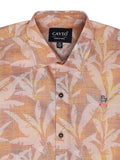 Boys Comfort Floral Printed Pure Cotton Casual Shirt with T Shirt