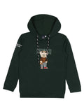 Boys Graphic Embroidered Hooded Cotton T Shirt