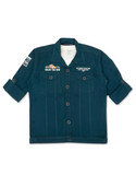 Boys TurquoiseBlue Casual Shirt With T Shirt