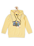 Boys Graphic Printed Hooded Cotton T-Shirt