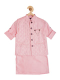 Boys Thread Work Kurta With Pyjamas - -