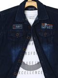 Boys Navy Blue Comfort Casual Shirt