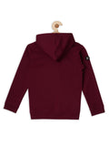 Boys Colourblocked Hooded Cotton T-shirt