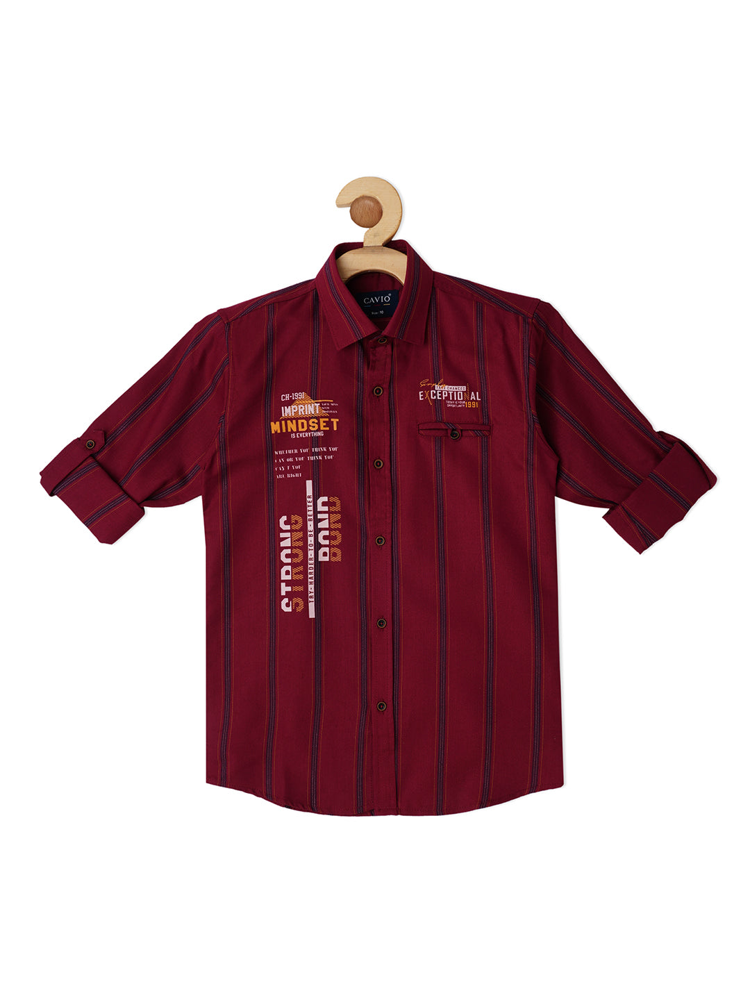 Boys Comfort Printed Casual Shirt - -