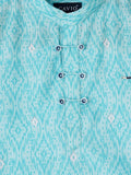 Boys Comfort Ethnic Motifs Printed Casual Cotton Shirt - -