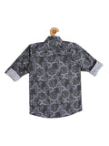 Boys Comfort Printed Casual Cotton Shirt - -