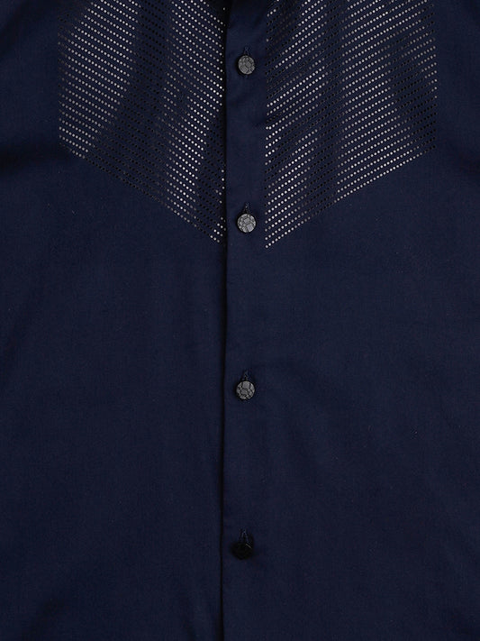 Boys Comfort Embellished Satin Party Shirt