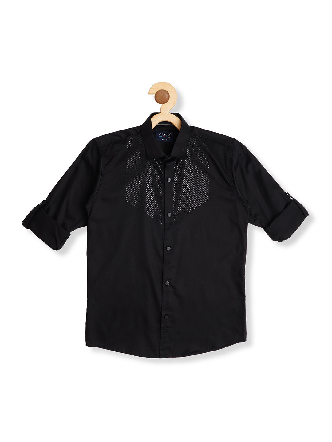 Boys Comfort Embellished Satin Party Shirt