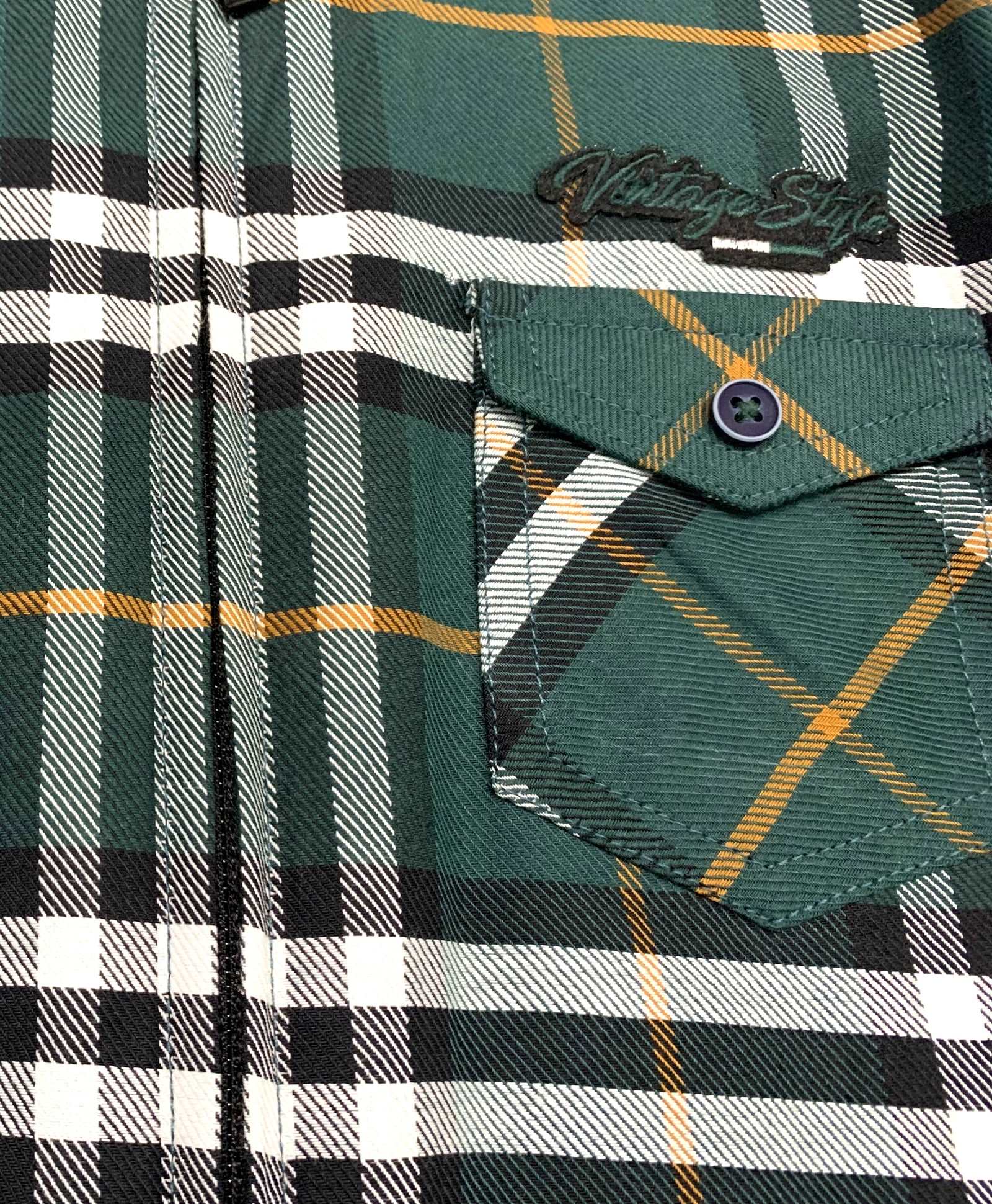 Boys Tartan Checks Cotton Casual Shirt Full Sleeve Green - -